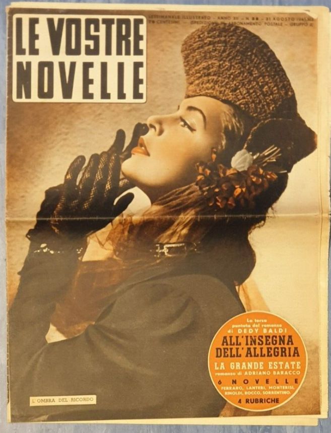 VOSTRE NOVELLE | LE magazine side cover Issue 36 31 August 1941