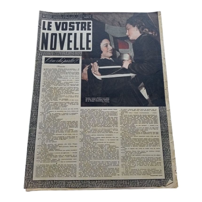 VOSTRE NOVELLE | LE magazine side cover Issue 6 7 February 1943