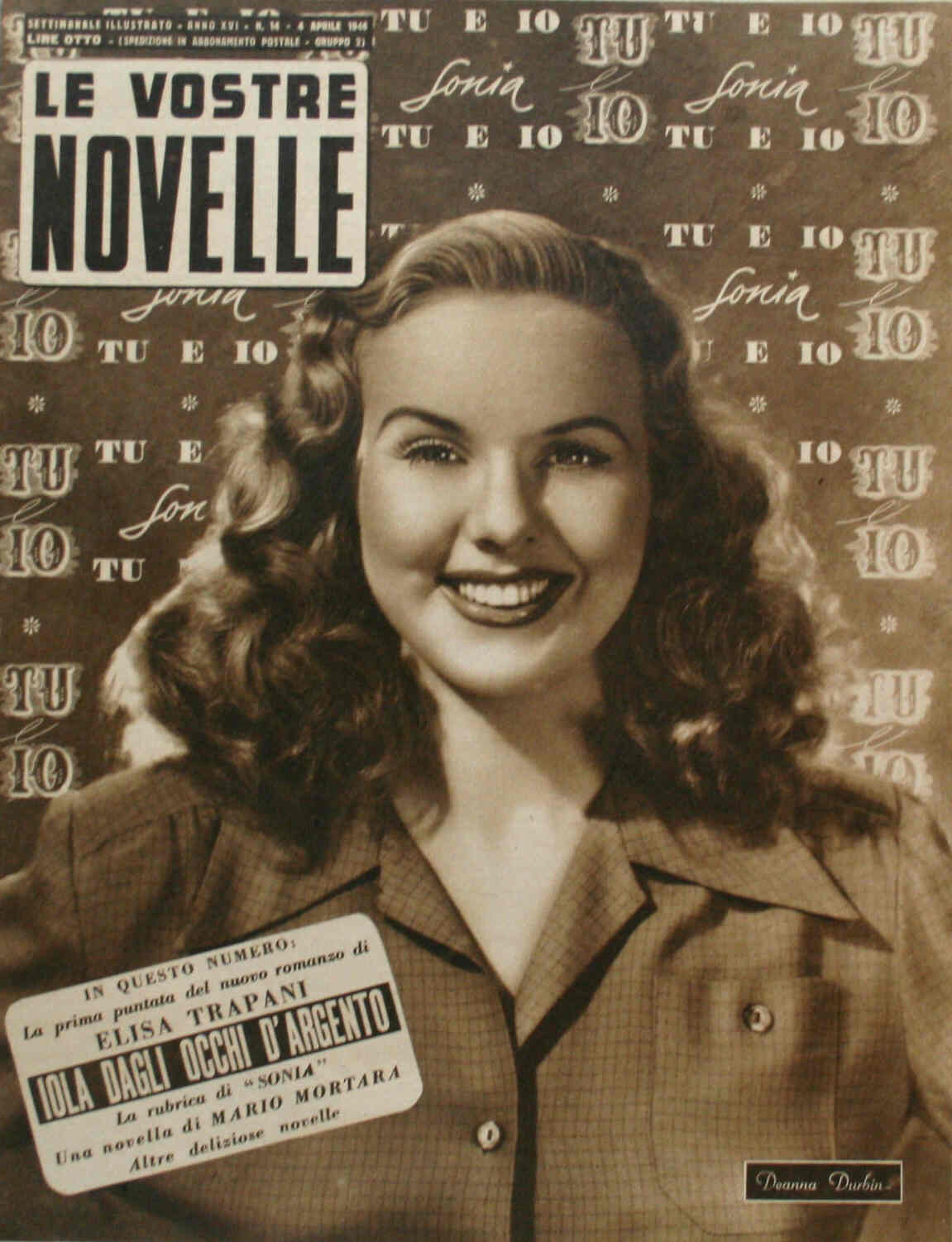 VOSTRE NOVELLE | LE magazine side cover Issue 14 4 April 1946
