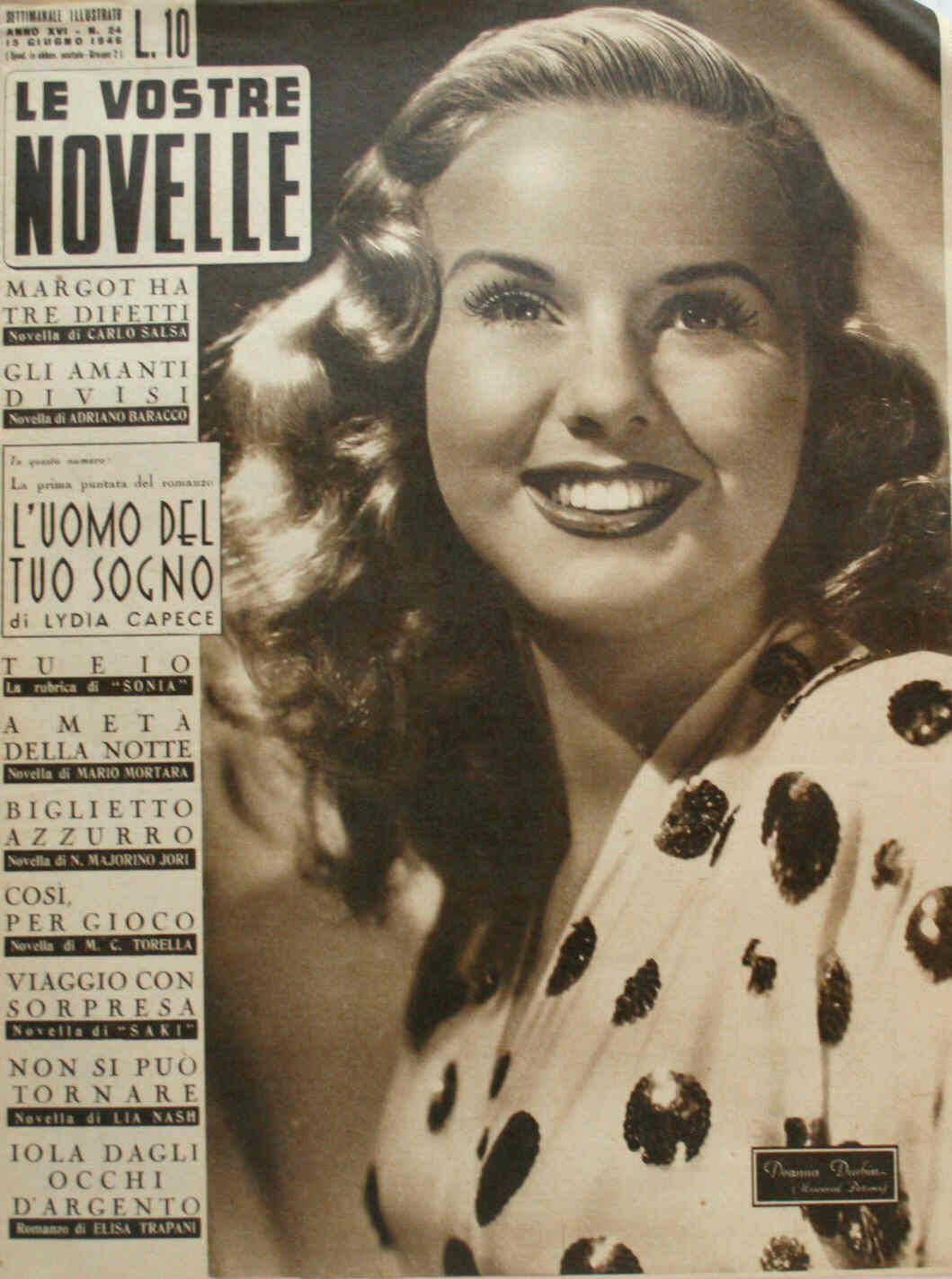 VOSTRE NOVELLE | LE magazine side cover Issue 24 15 June 1946
