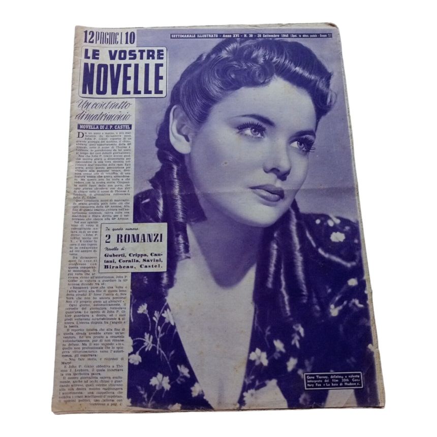 VOSTRE NOVELLE | LE magazine side cover Issue 39 28 September 1946