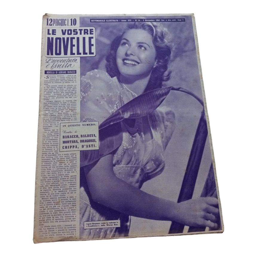 VOSTRE NOVELLE | LE magazine side cover Issue 44 2 November 1946