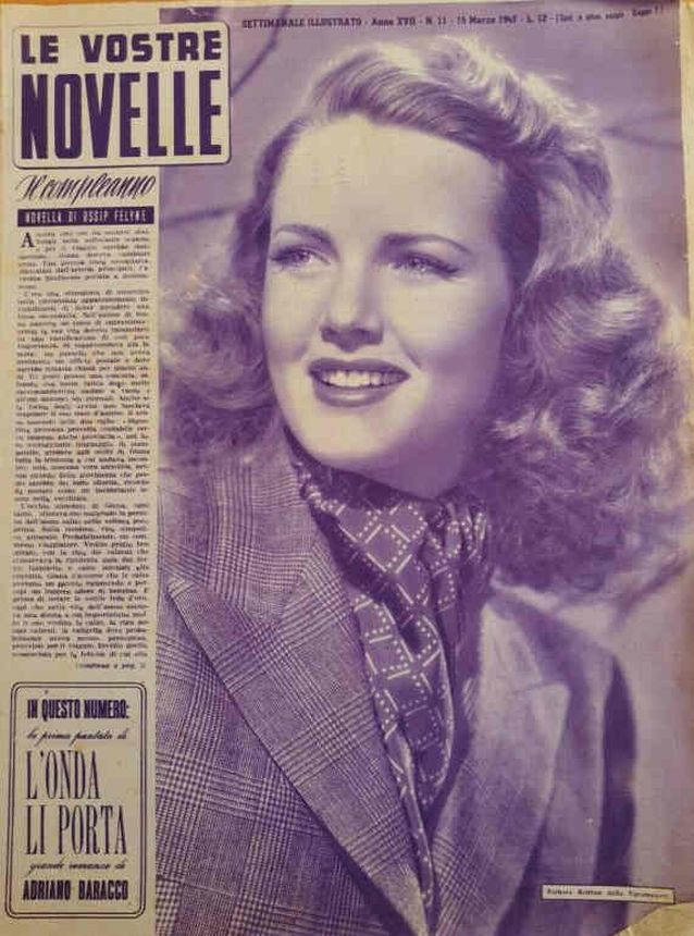 VOSTRE NOVELLE | LE magazine side cover Issue 11 15 March 1947
