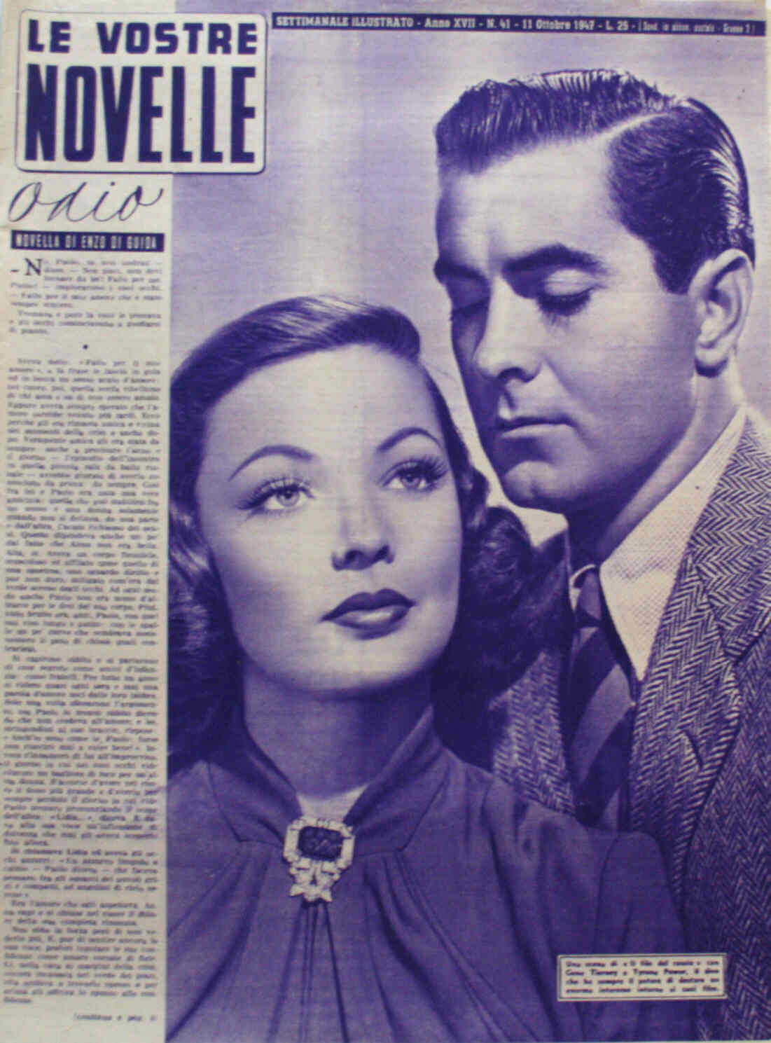 VOSTRE NOVELLE | LE magazine side cover Issue 41 11 October 1947