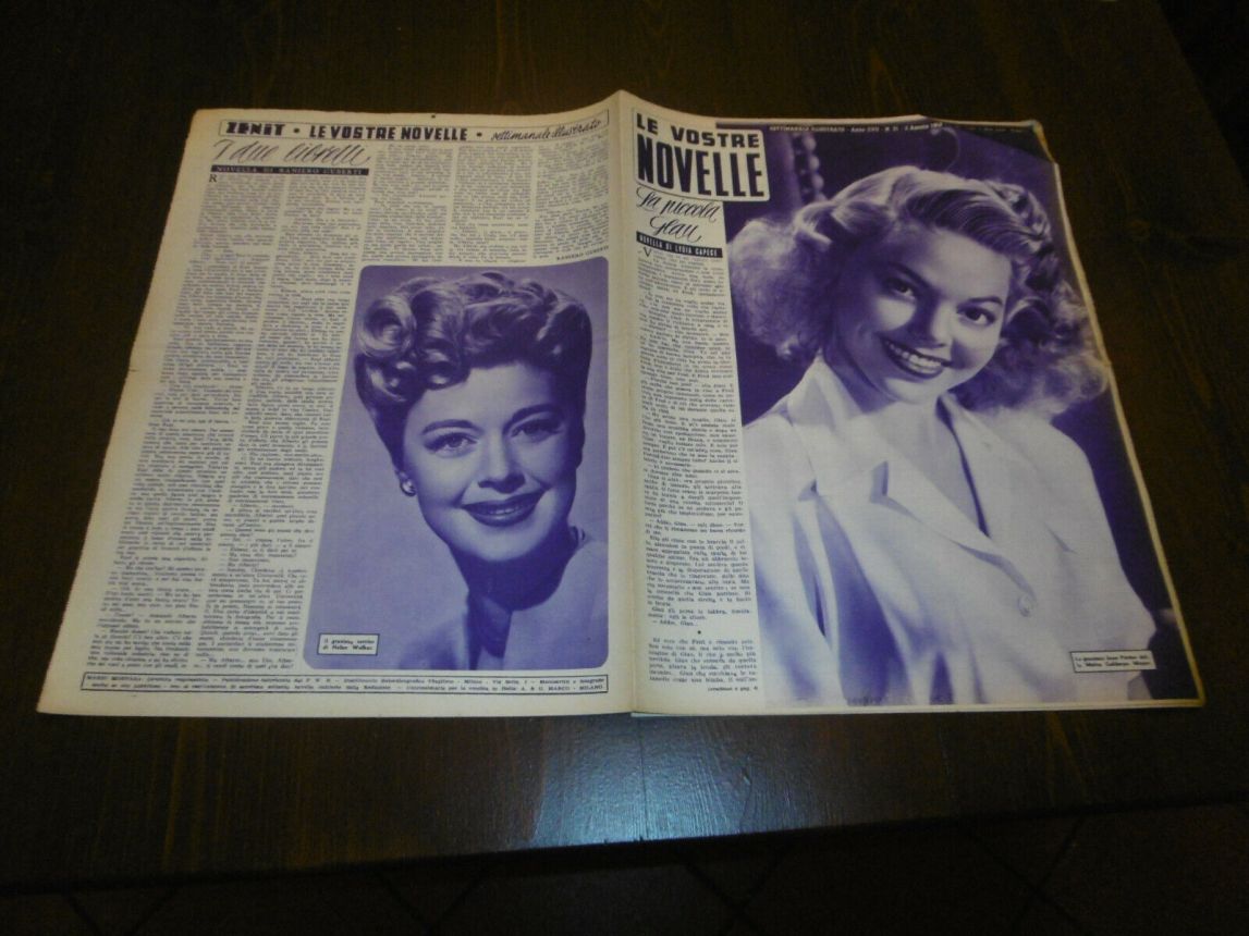 VOSTRE NOVELLE | LE magazine side cover Issue 31   1947