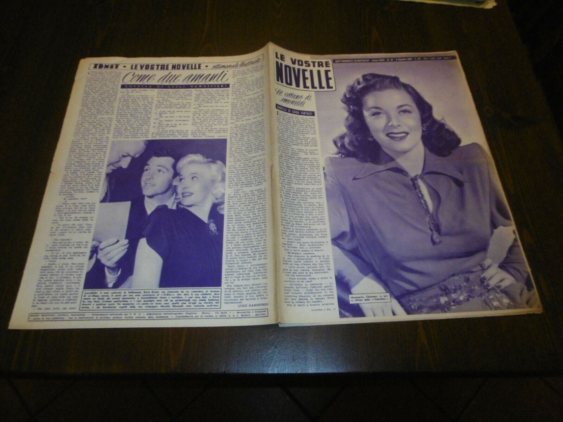 VOSTRE NOVELLE | LE magazine side cover Issue 32   1947