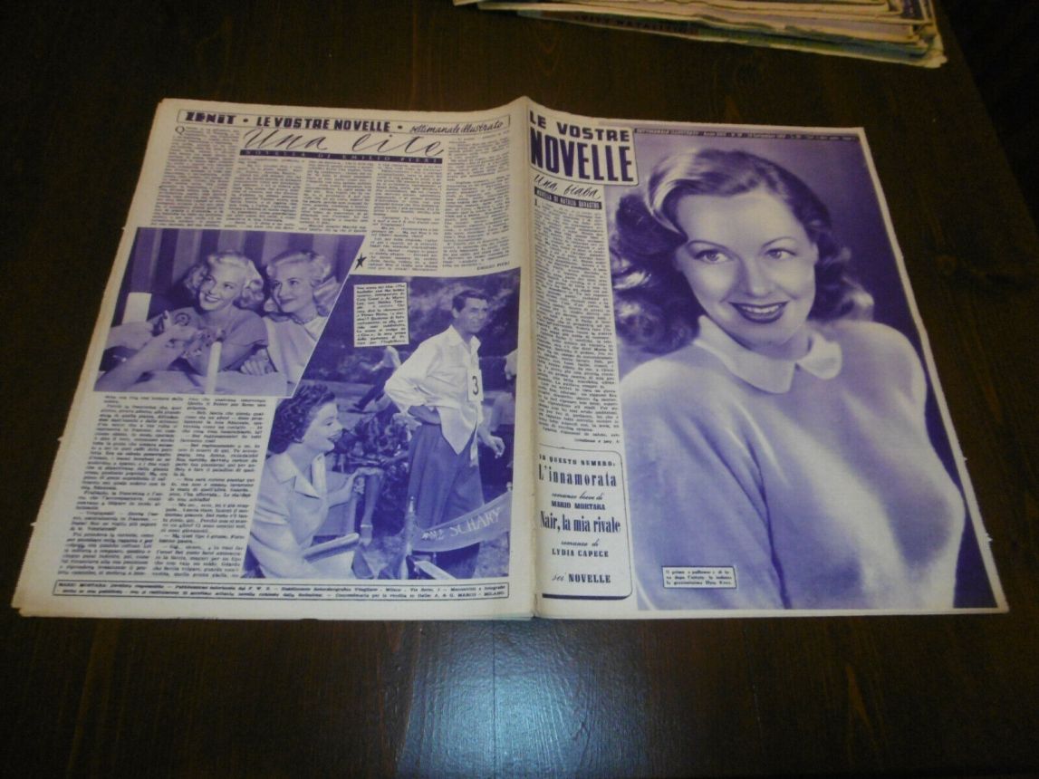 VOSTRE NOVELLE | LE magazine side cover Issue 37   1947