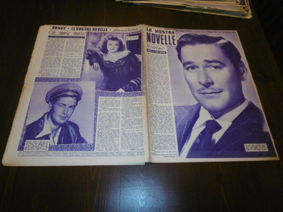 VOSTRE NOVELLE | LE magazine side cover Issue 38   1947