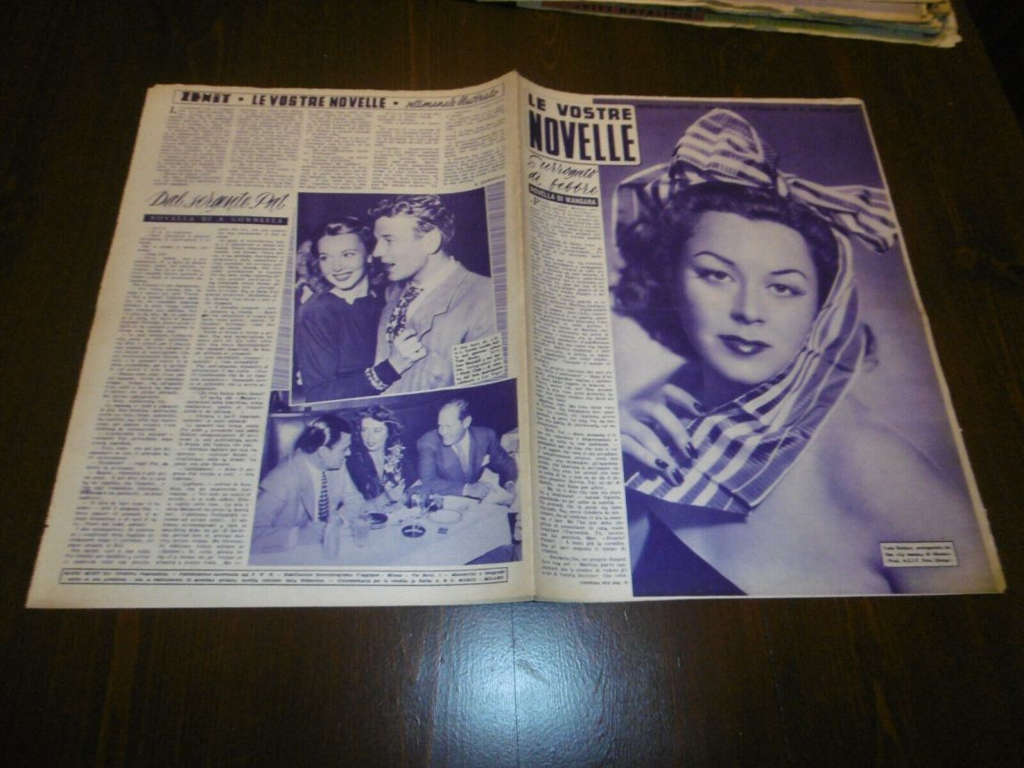 VOSTRE NOVELLE | LE magazine side cover Issue 39   1947