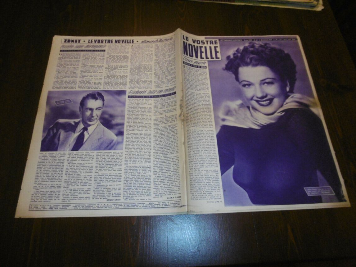 VOSTRE NOVELLE | LE magazine side cover Issue 49   1947