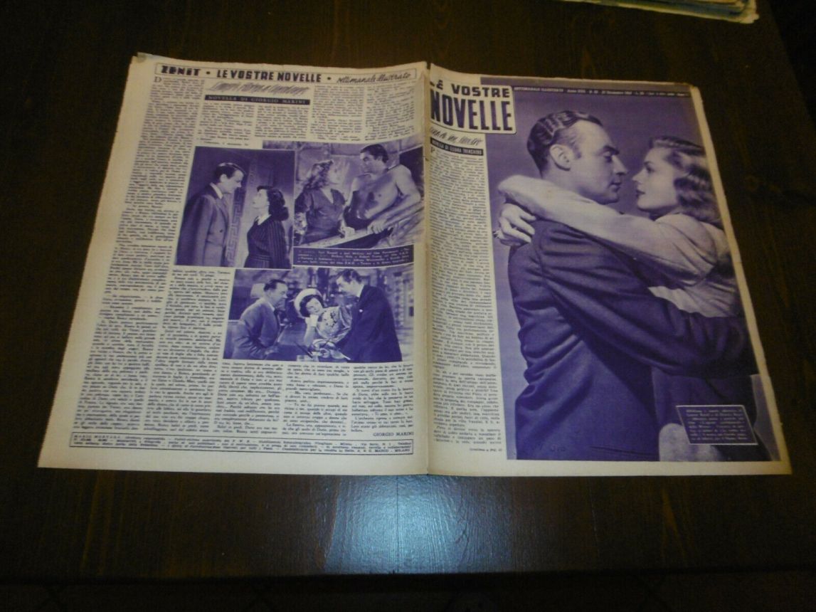 VOSTRE NOVELLE | LE magazine side cover Issue 52   1947