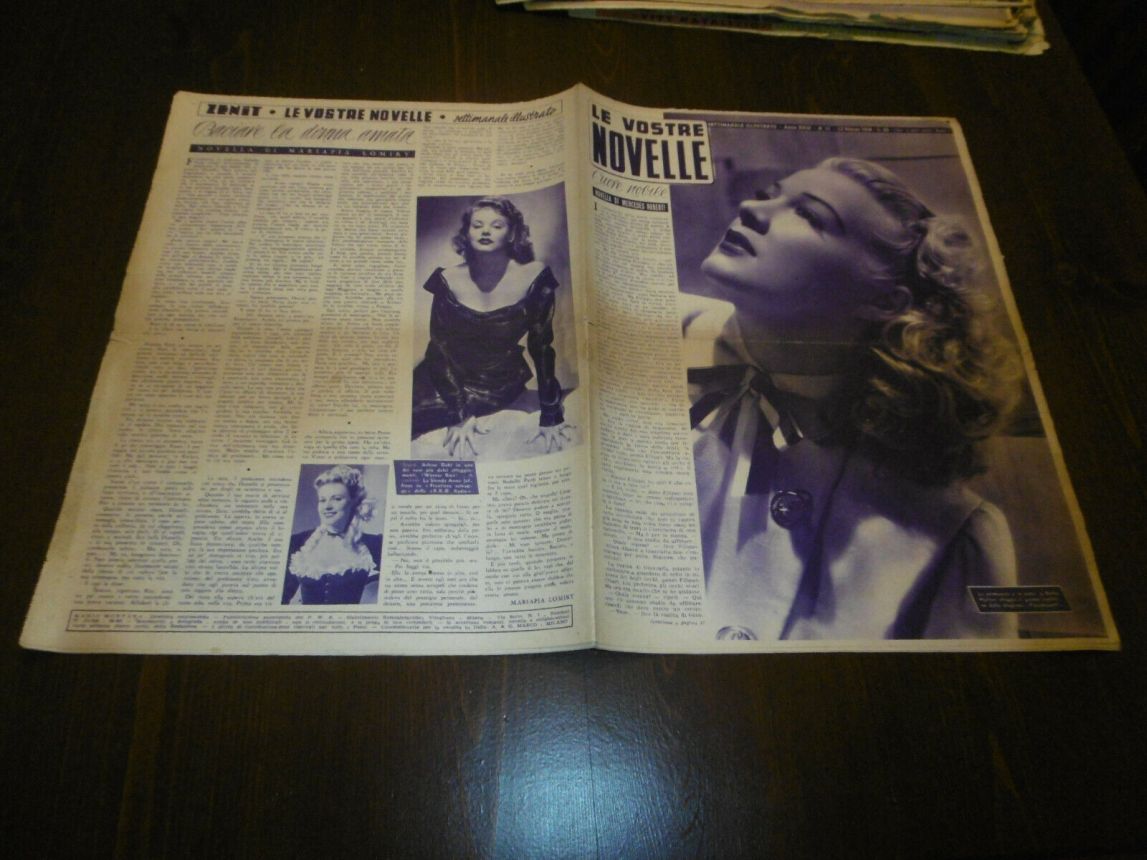VOSTRE NOVELLE | LE magazine side cover Issue 11   1948
