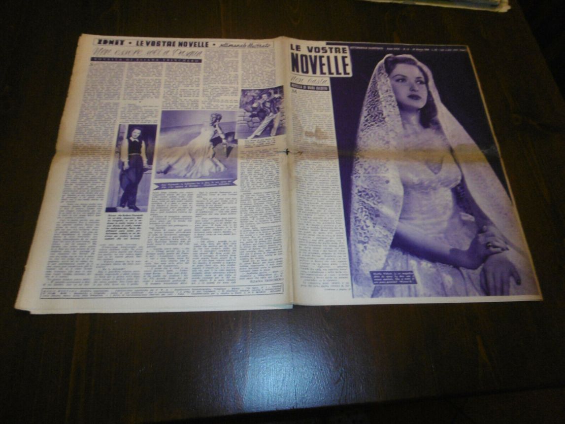 VOSTRE NOVELLE | LE magazine side cover Issue 13   1948