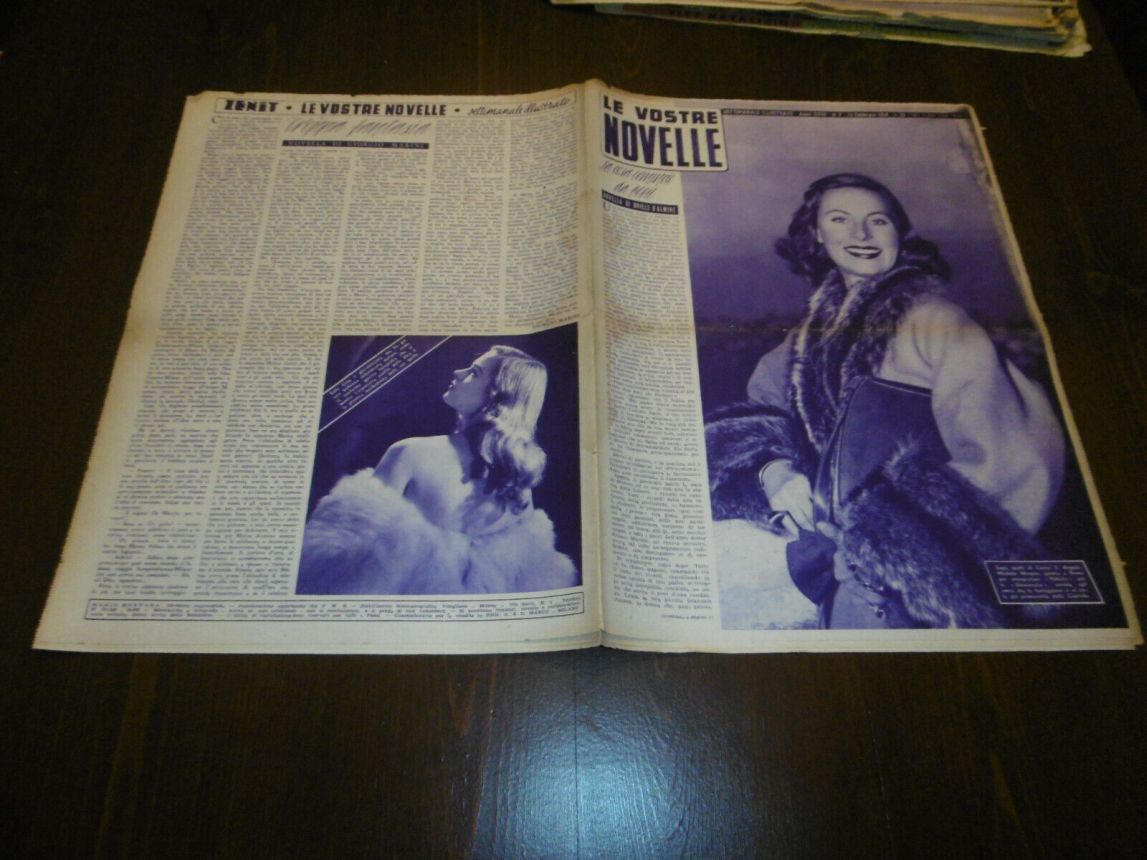 VOSTRE NOVELLE | LE magazine side cover Issue 7   1948