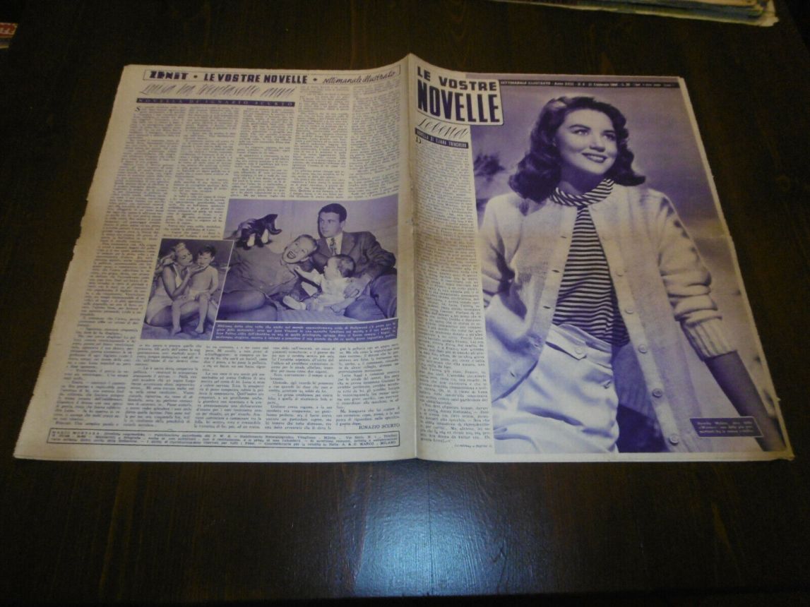 VOSTRE NOVELLE | LE magazine side cover Issue 8   1948