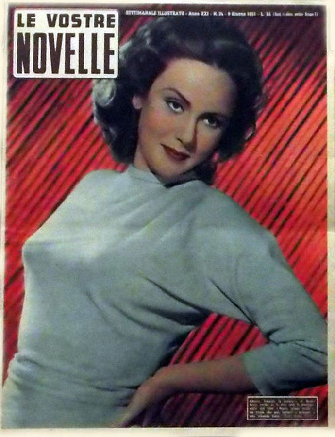 VOSTRE NOVELLE | LE magazine side cover Issue 24 9 June 1951