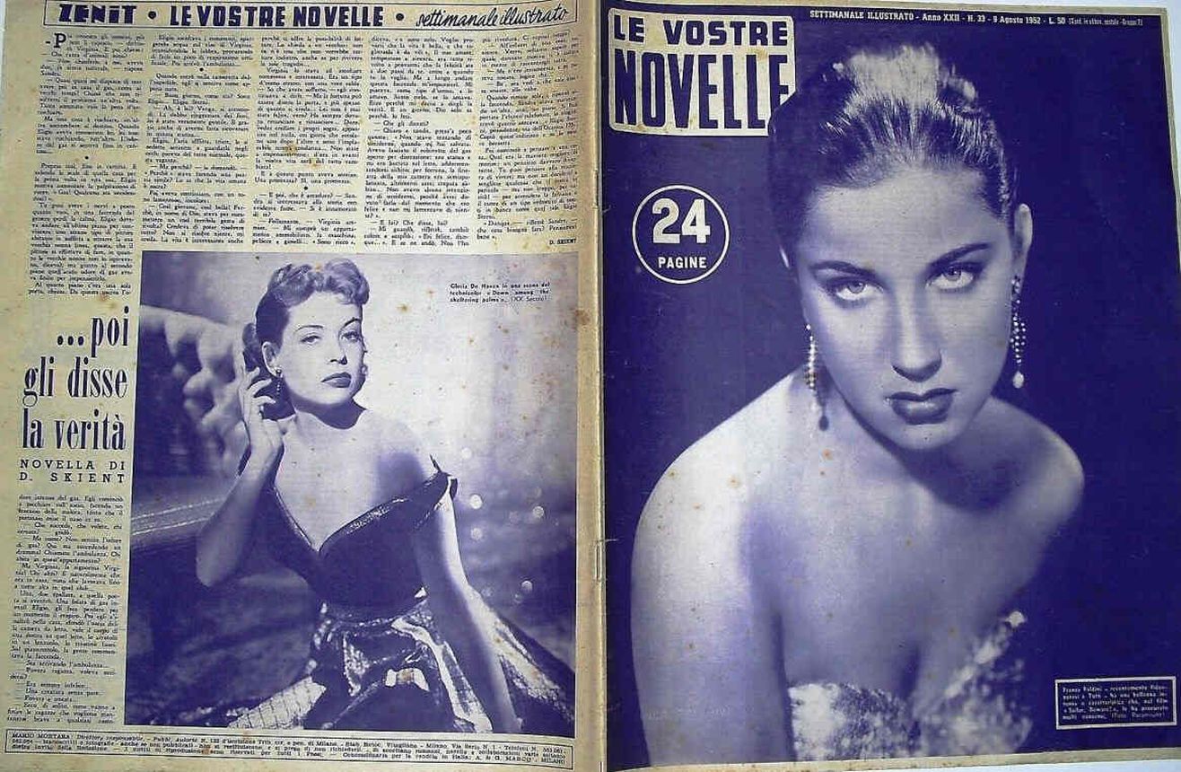 VOSTRE NOVELLE | LE magazine side cover Issue 33 9 August 1952