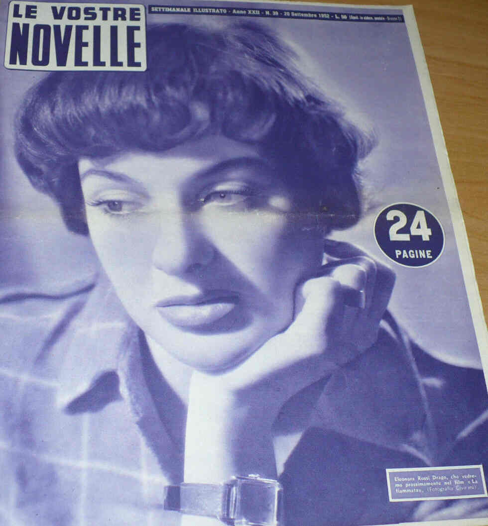 VOSTRE NOVELLE | LE magazine side cover Issue 39 20 September 1952