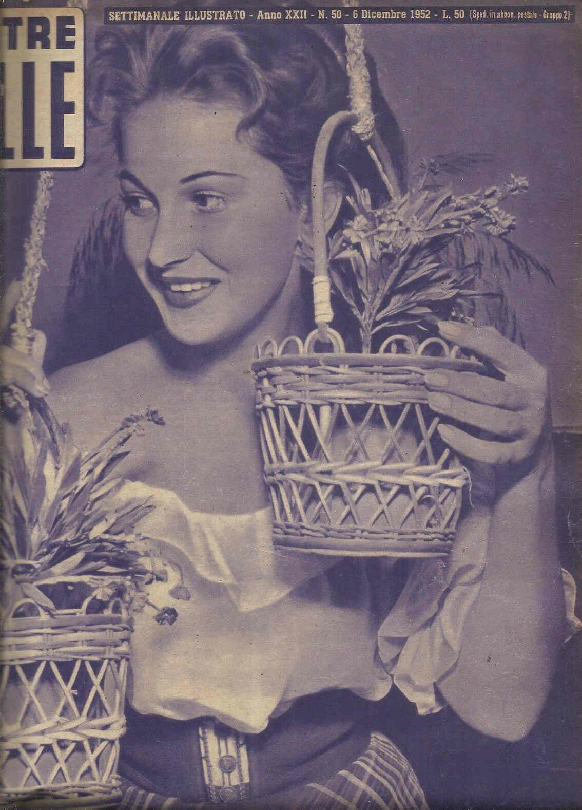 VOSTRE NOVELLE | LE magazine side cover Issue 50 6 December 1952