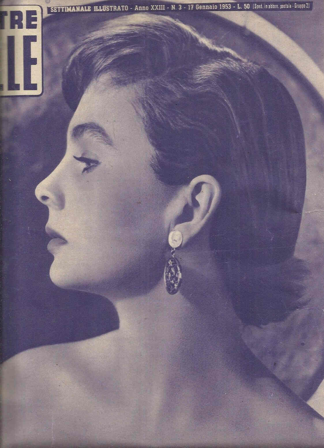 VOSTRE NOVELLE | LE magazine side cover Issue 3 17 January 1953