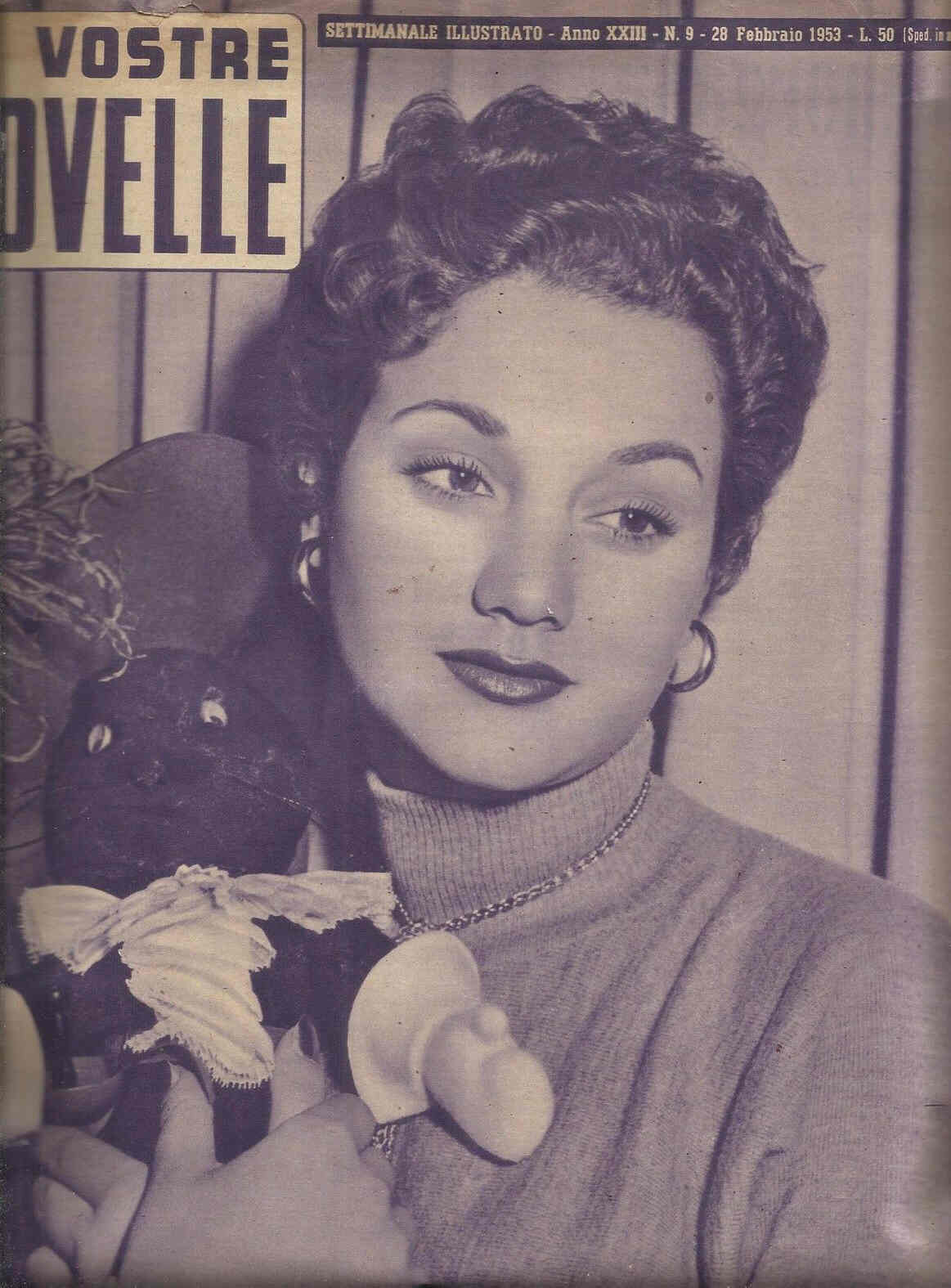 VOSTRE NOVELLE | LE magazine side cover Issue 9 28 February 1953