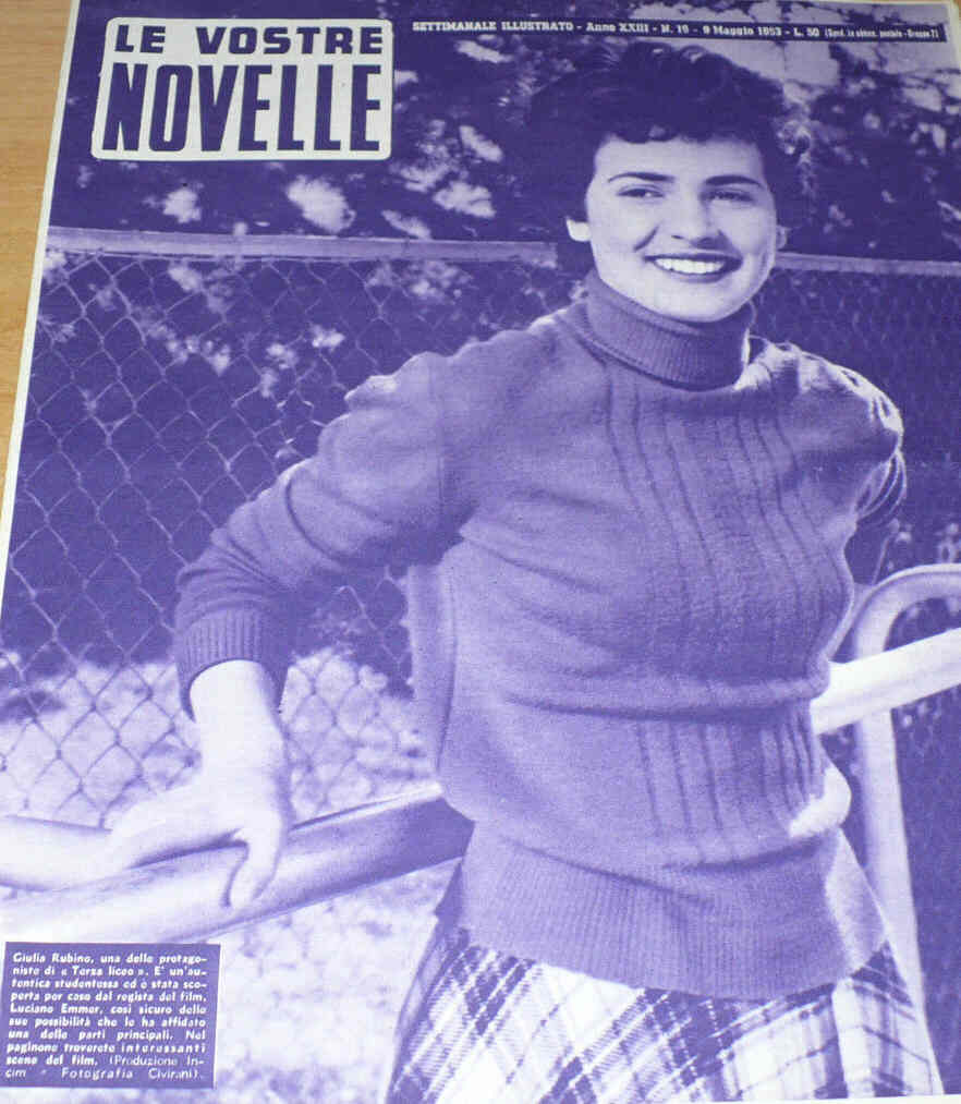 VOSTRE NOVELLE | LE magazine side cover Issue 19 9 May 1953