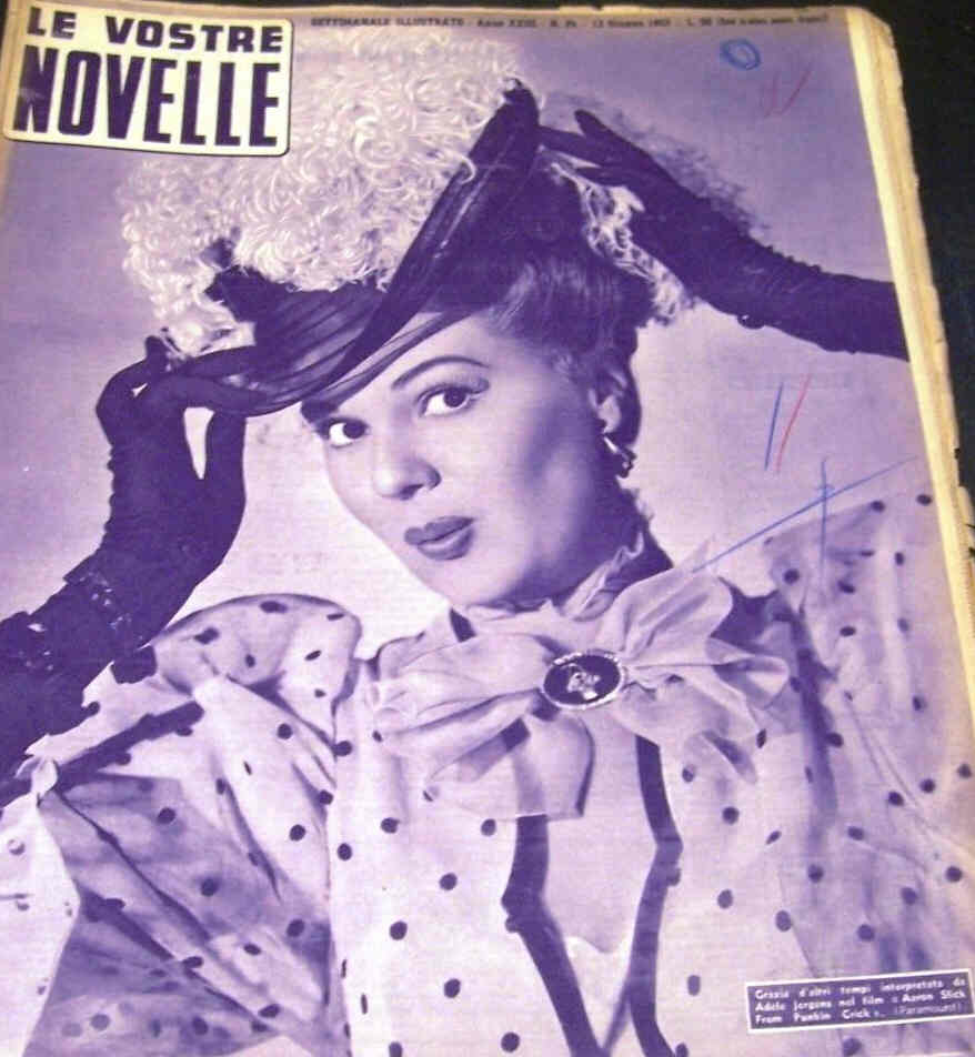 VOSTRE NOVELLE | LE magazine side cover Issue 24 13 June 1953