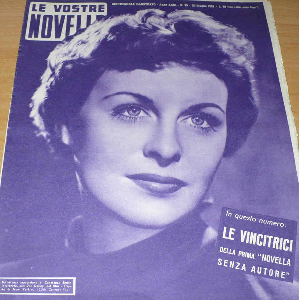 VOSTRE NOVELLE | LE magazine side cover Issue 25 20 June 1953