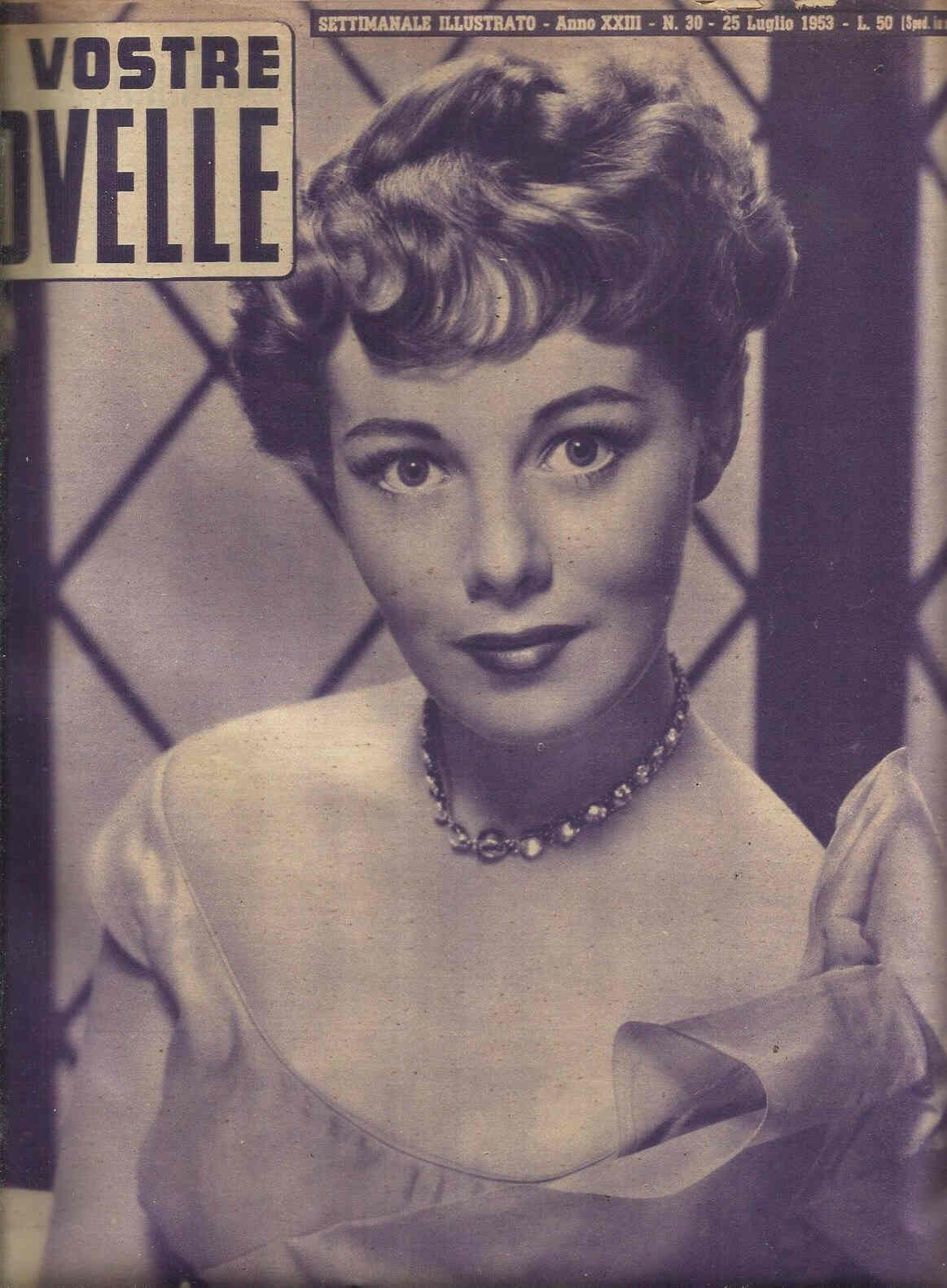 VOSTRE NOVELLE | LE magazine side cover Issue 30 25 July 1953