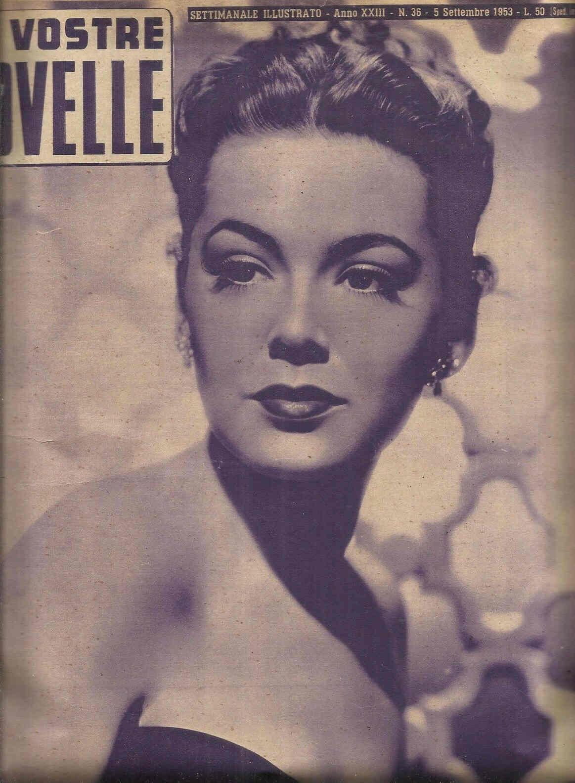 VOSTRE NOVELLE | LE magazine side cover Issue 36 5 September 1953
