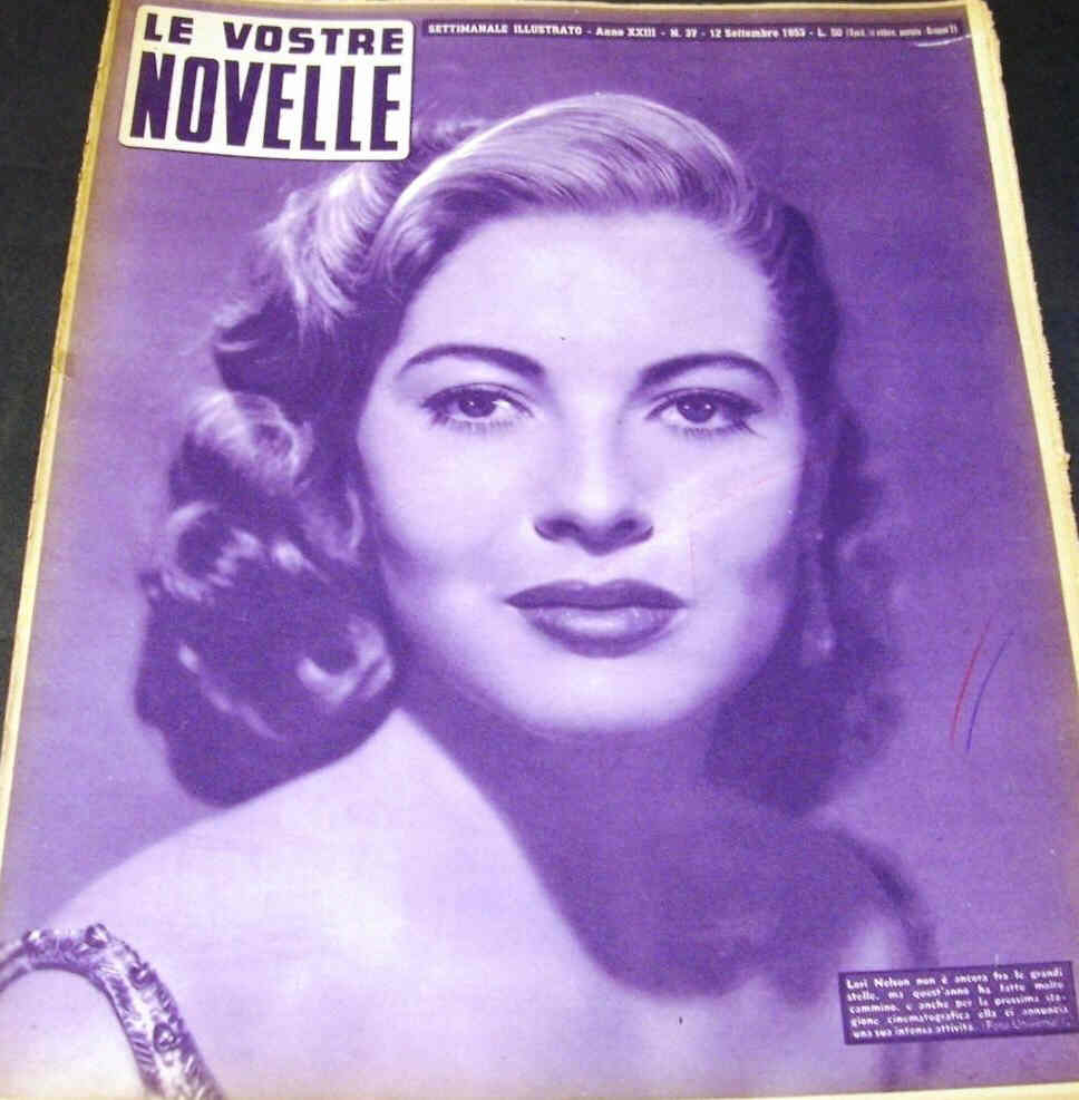 VOSTRE NOVELLE | LE magazine side cover Issue 37 12 September 1953