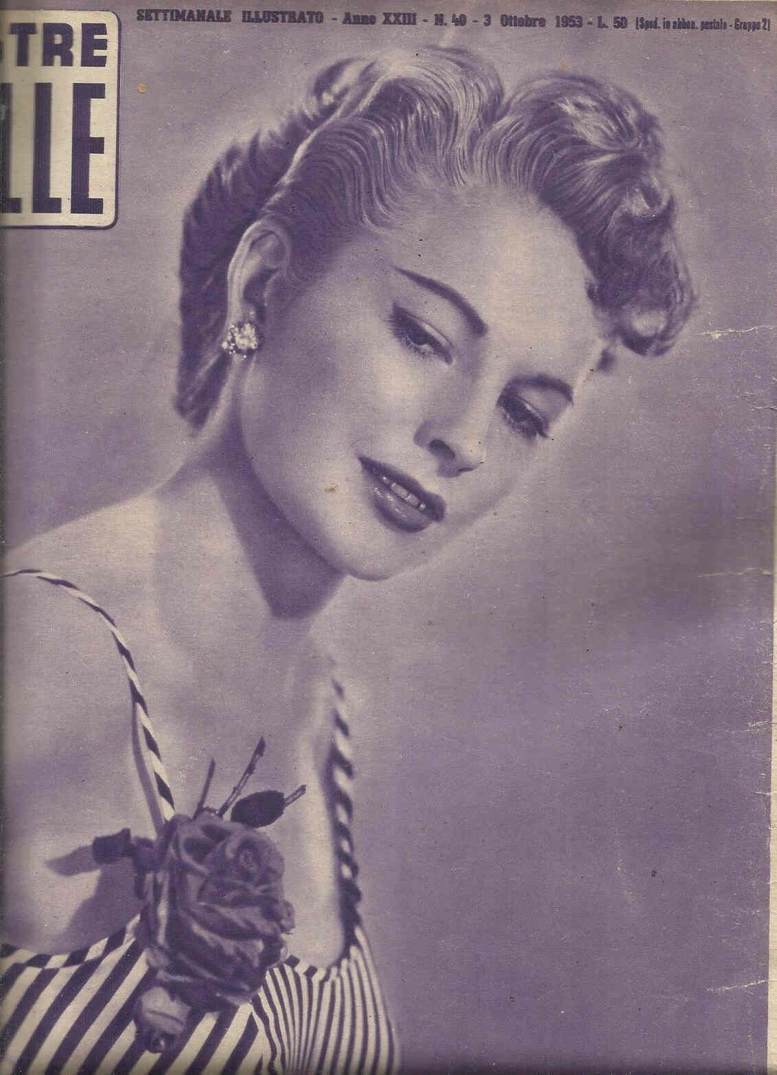 VOSTRE NOVELLE | LE magazine side cover Issue 40 3 October 1953