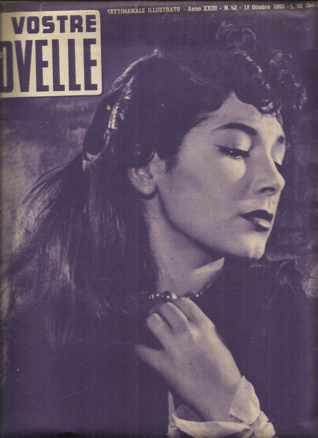 VOSTRE NOVELLE | LE magazine side cover Issue 42 17 October 1953