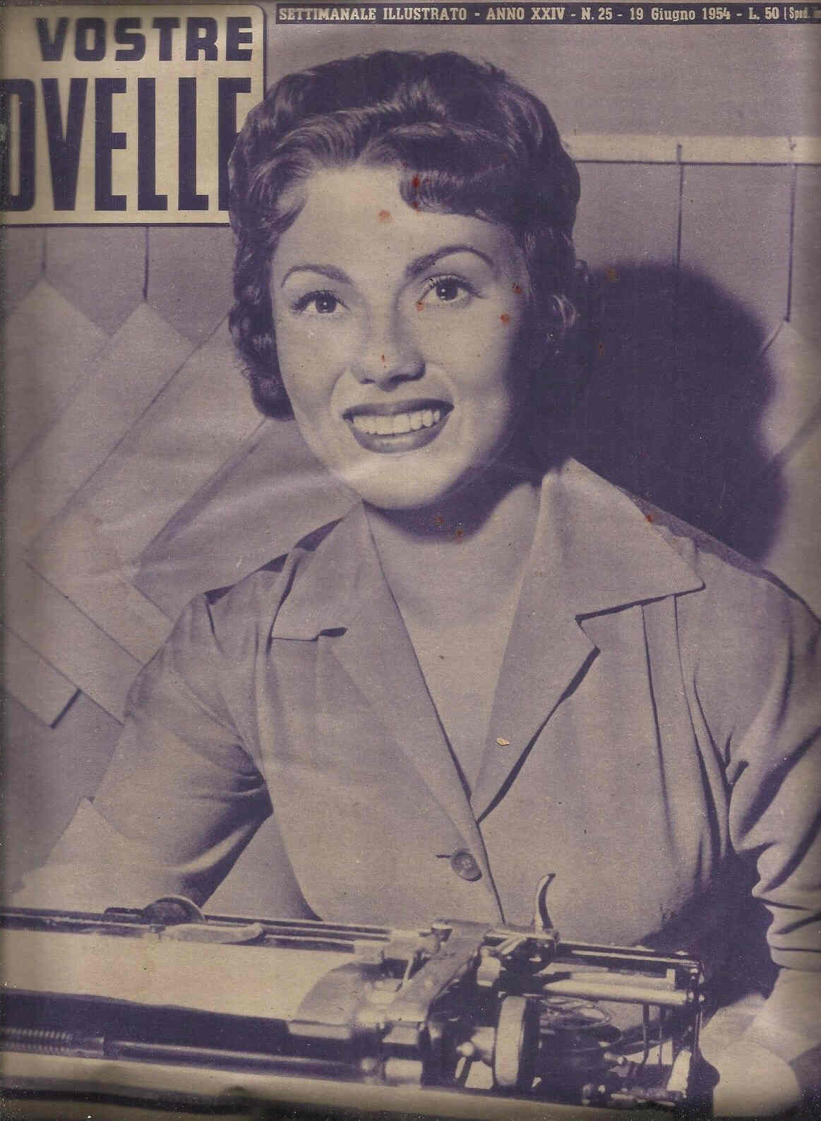 VOSTRE NOVELLE | LE magazine side cover Issue 25 19 June 1954
