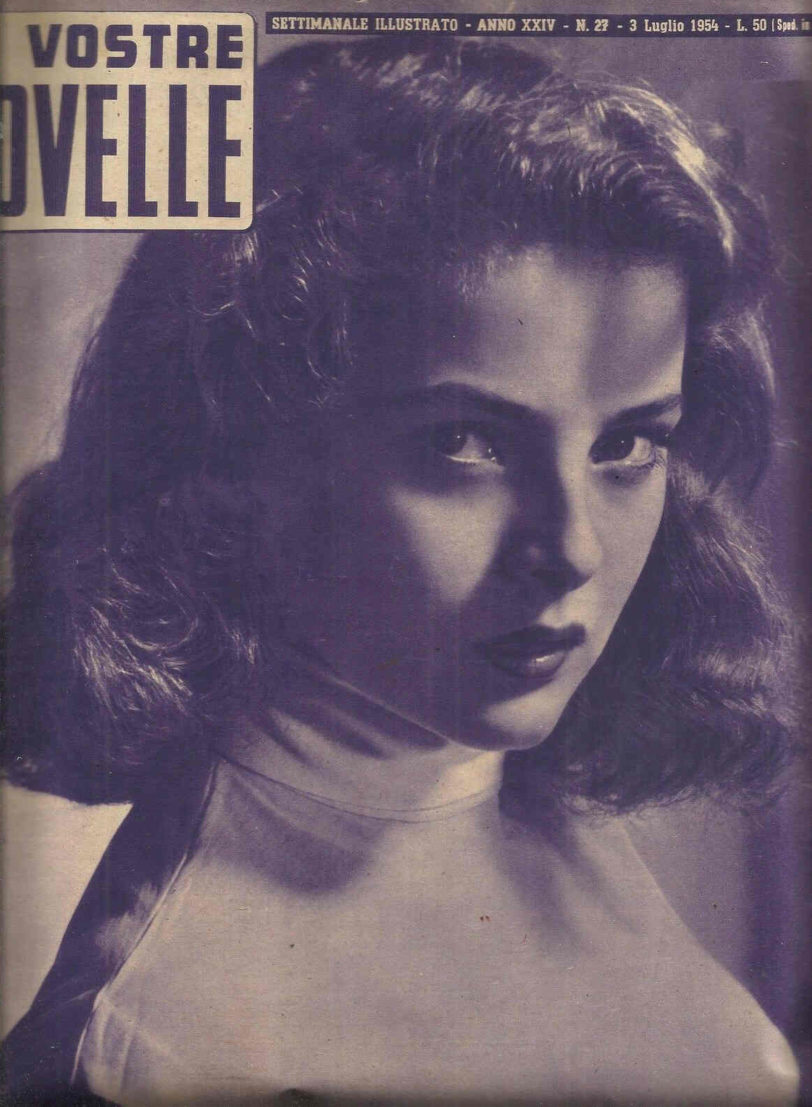 VOSTRE NOVELLE | LE magazine side cover Issue 27 3 July 1954