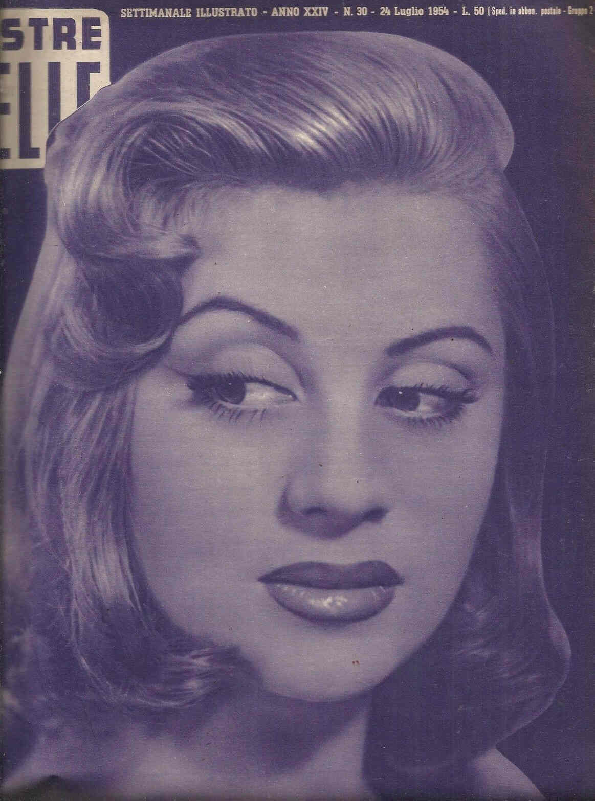 VOSTRE NOVELLE | LE magazine side cover Issue 30 24 July 1954