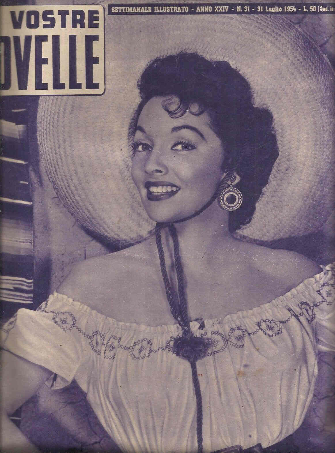 VOSTRE NOVELLE | LE magazine side cover Issue 31 31 July 1954