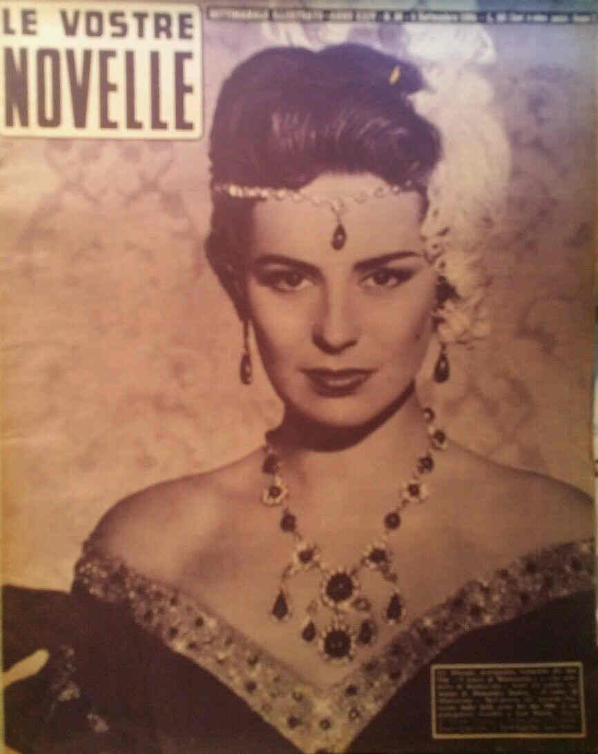 VOSTRE NOVELLE | LE magazine side cover Issue 36 4 September 1954