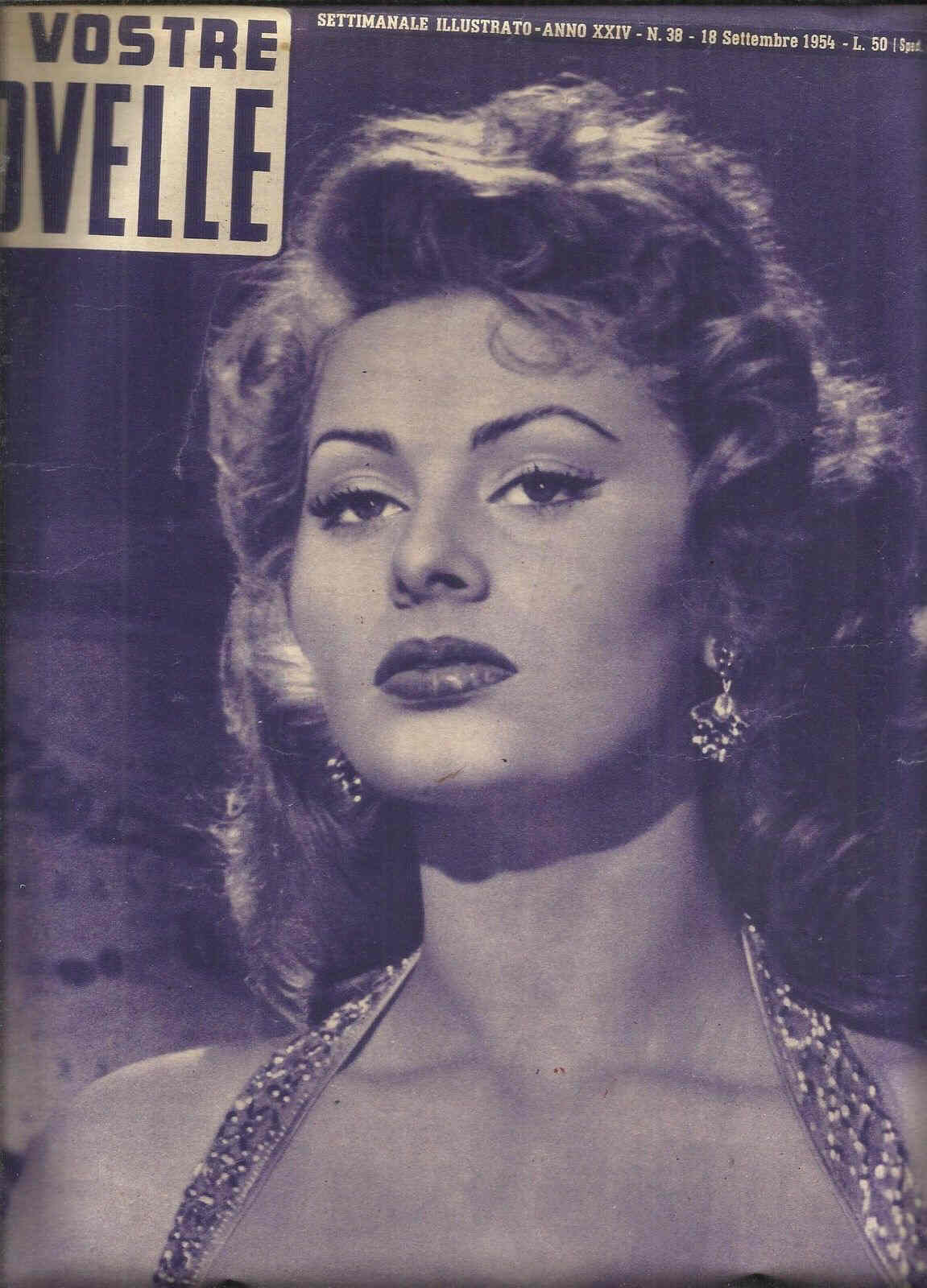 VOSTRE NOVELLE | LE magazine side cover Issue 38 18 September 1954