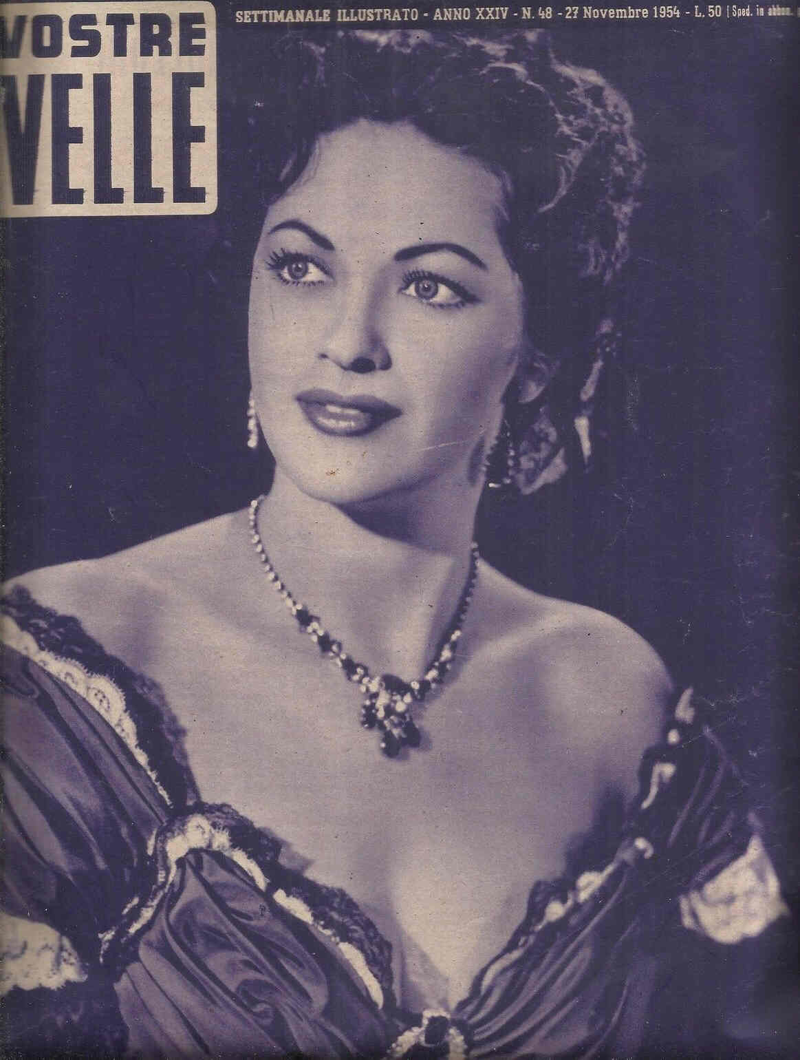 VOSTRE NOVELLE | LE magazine side cover Issue 48 27 November 1954