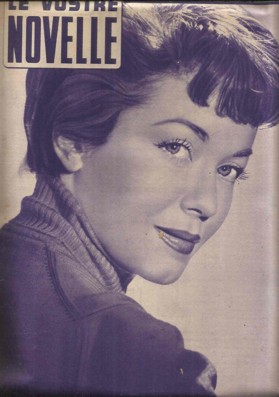 VOSTRE NOVELLE | LE magazine side cover Issue 51 18 December 1954