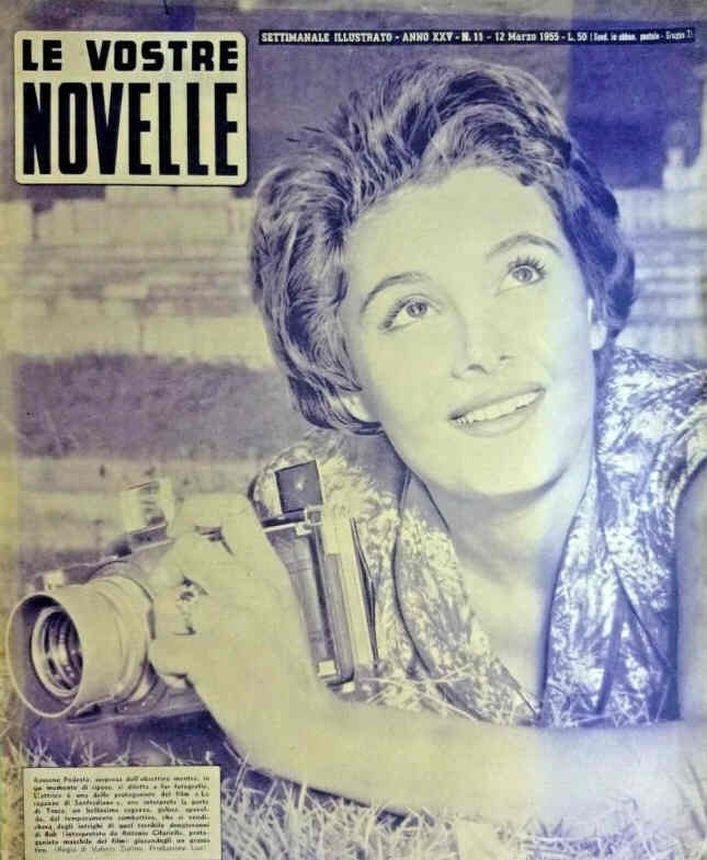 VOSTRE NOVELLE | LE magazine side cover Issue 11 12 March 1955