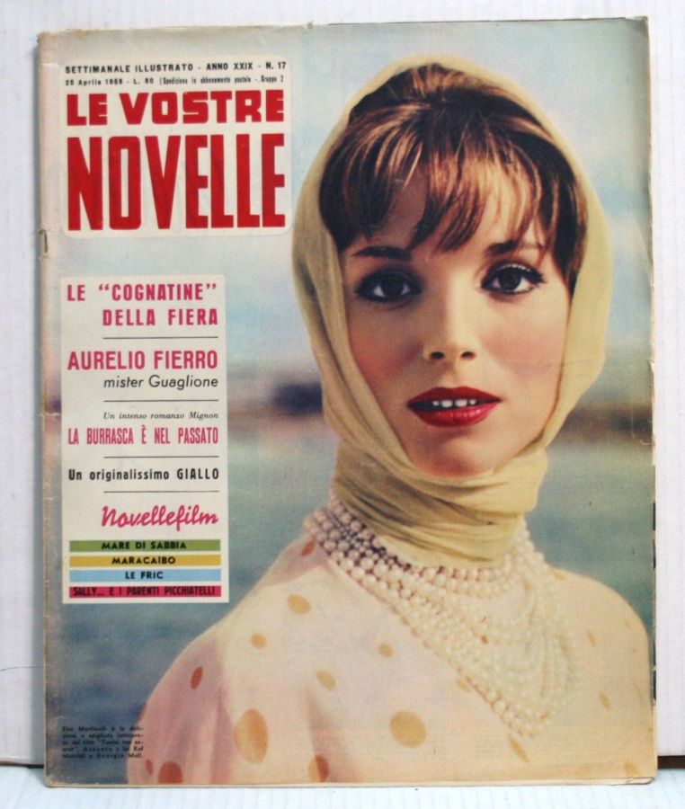 VOSTRE NOVELLE | LE magazine side cover Issue 17 26 April 1959