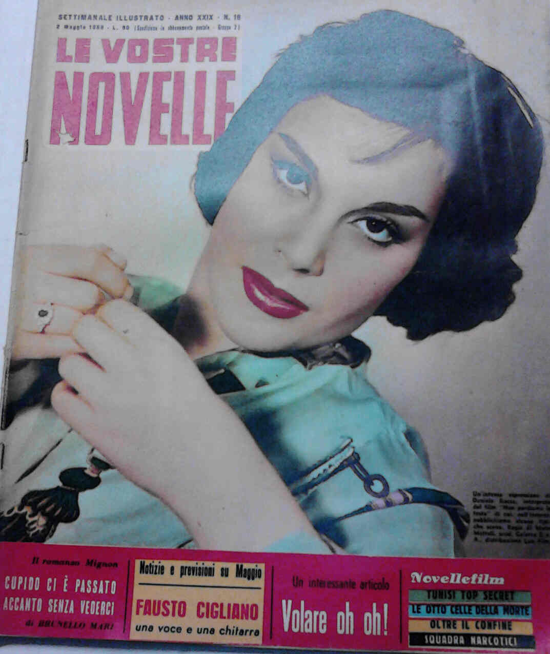VOSTRE NOVELLE | LE magazine side cover Issue 18 2 May 1959