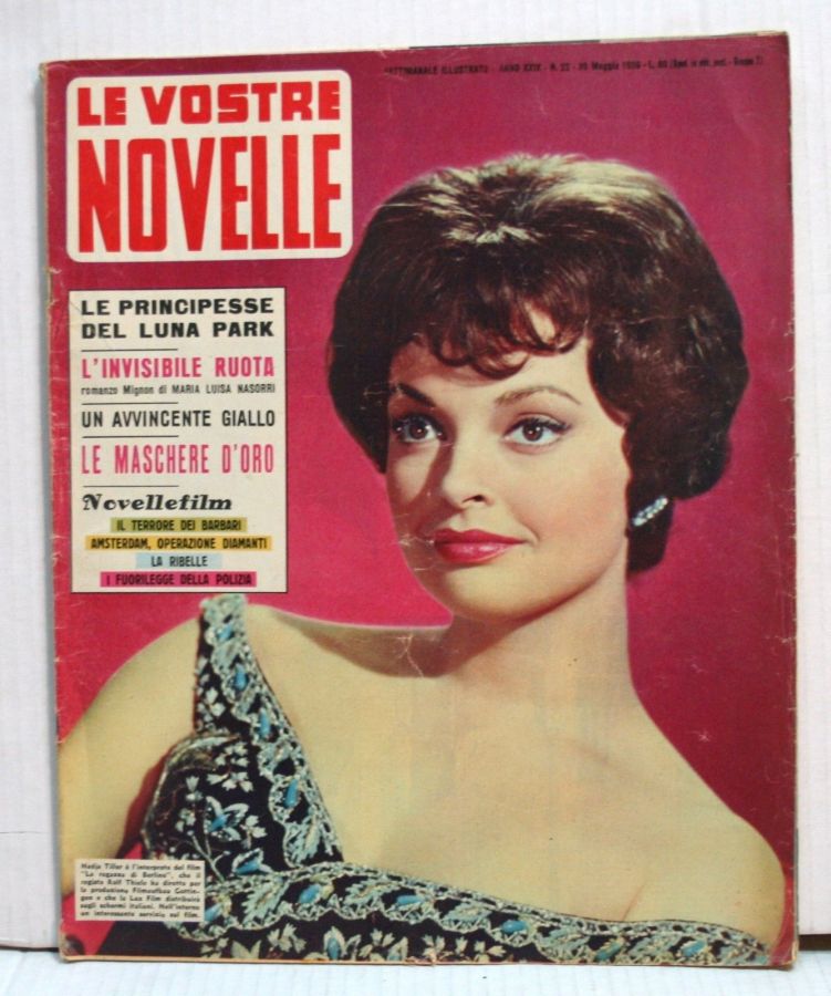 VOSTRE NOVELLE | LE magazine side cover Issue 22 30 May 1959
