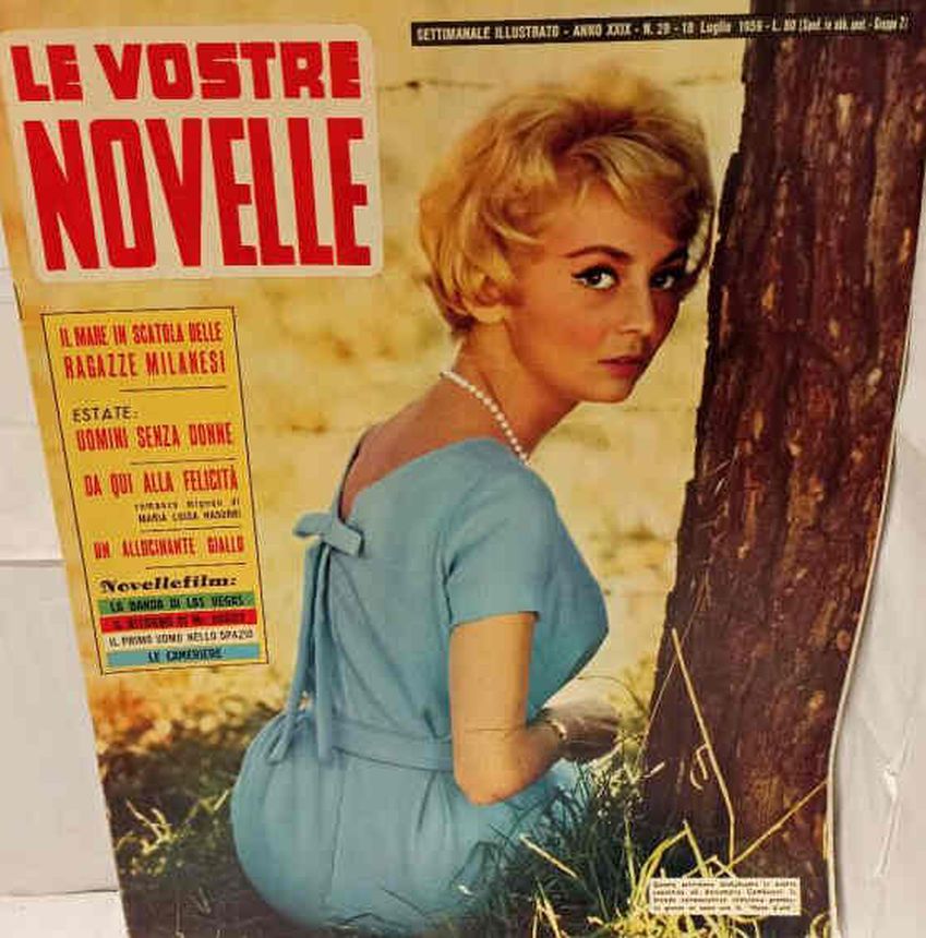 VOSTRE NOVELLE | LE magazine side cover Issue 29 18 July 1959