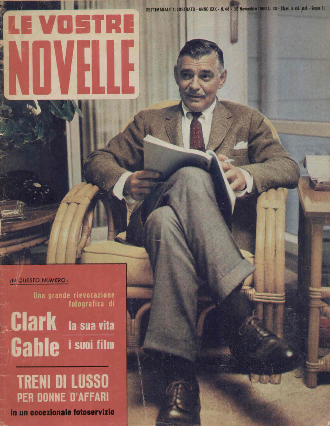 VOSTRE NOVELLE | LE magazine side cover Issue 48 26 November 1960