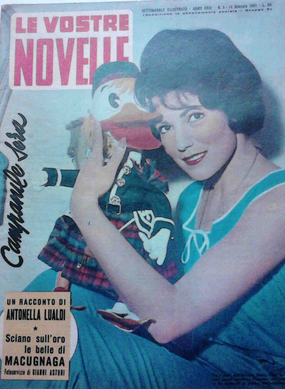 VOSTRE NOVELLE | LE magazine side cover Issue 3 14 January 1961