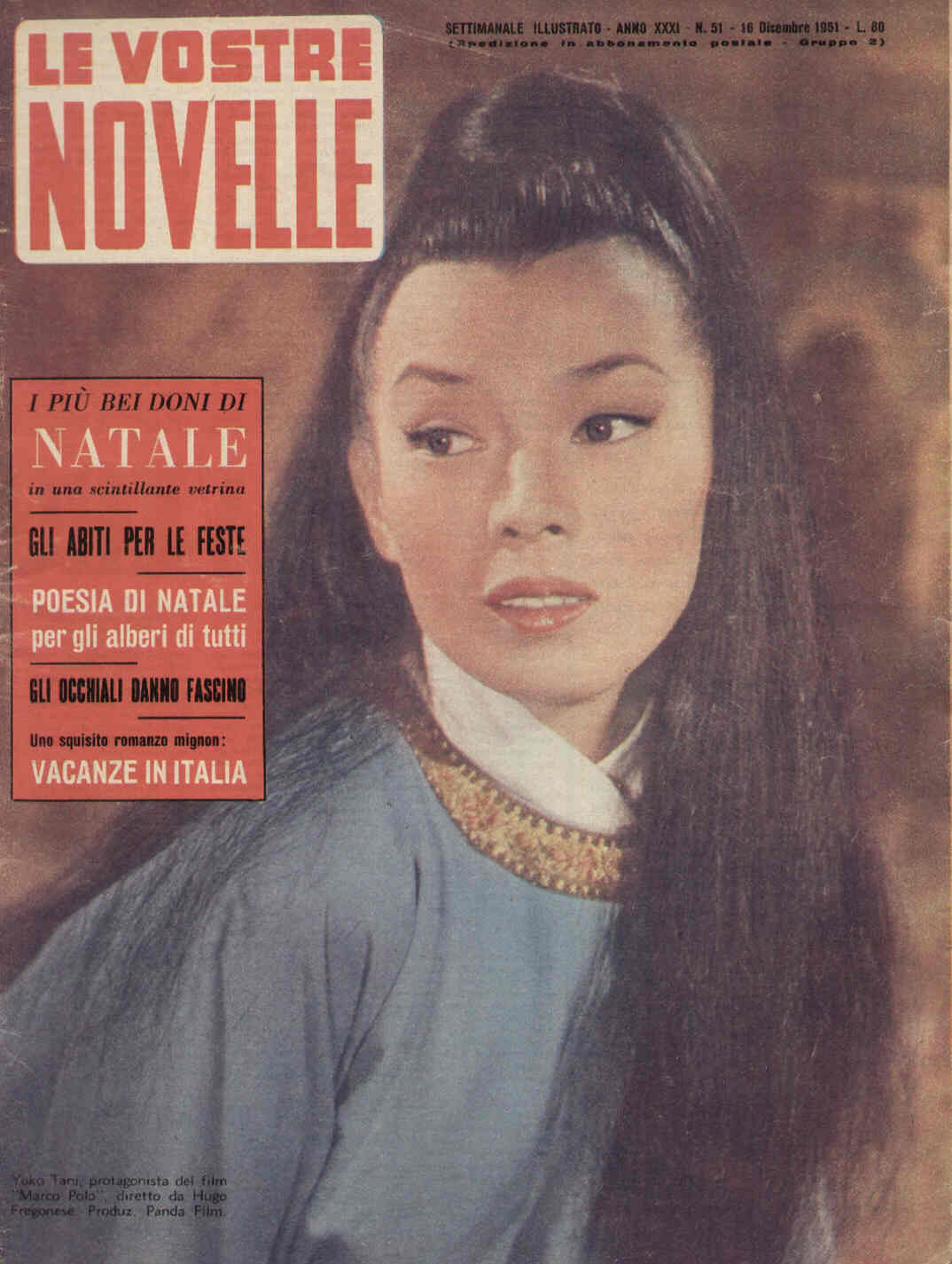 VOSTRE NOVELLE | LE magazine side cover Issue 51 16 December 1961