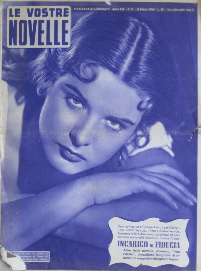 VOSTRE NOVELLE | LE magazine side cover Issue 11 12 March 1949